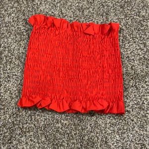 Ruched Tube top